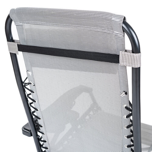 4Home Garten-Positionssessel Relax, Grau