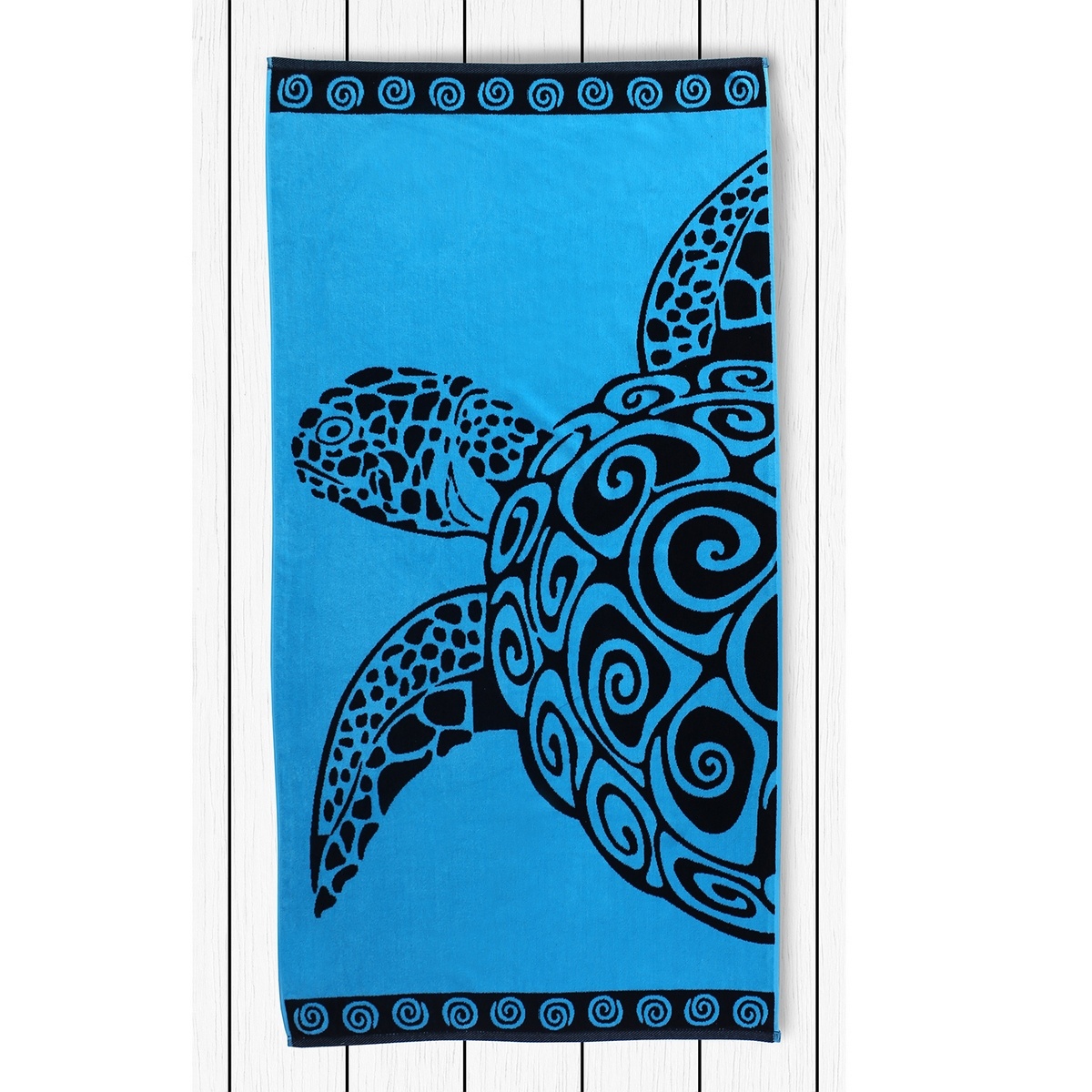 Obrázok DecoKing Plážová osuška Turquoise Turtle, 90 x 180 cm