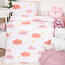 4Home Kinderbettlaken aus Baumwolle Pink Clouds, 100 x 135 cm, 40 x 60 cm