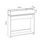Dekorativer Tisch Puppa Saphir Oak