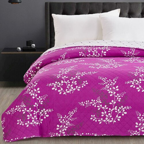 DecoKing Narzuta na łóżko Calluna fioletowy, 220 x 240 cm