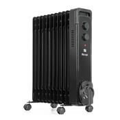 G21 Olejový radiátor Merapi, 11 žeber, 2500 W, černá