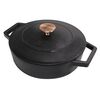 Berlinger Haus Gusseisen Topf mit Deckel Black Rose Collection, 26 cm