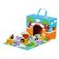 Bino Reisekoffer mit Tieren ZOO, 28 x 24 x 11 cm