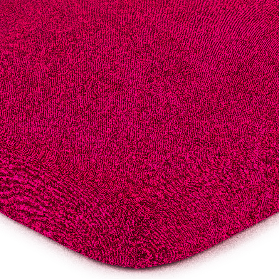 Cearșaf de pat 4Home frotir, roz, 90 x 200 cm, 90 x 200 cm