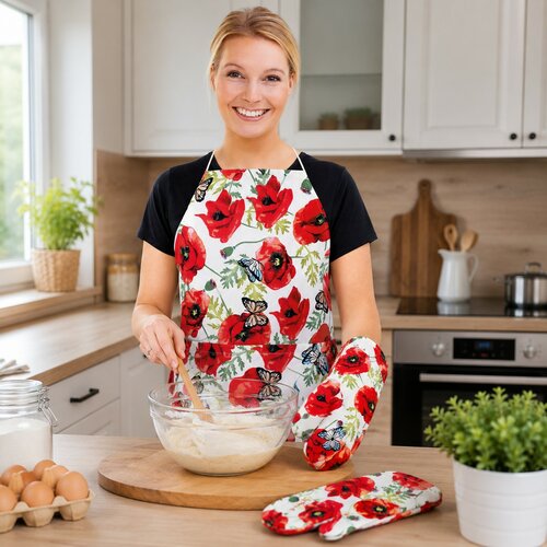 Bellatex Fartuch kuchenny + rękawice kuchenneBerta Vlčí