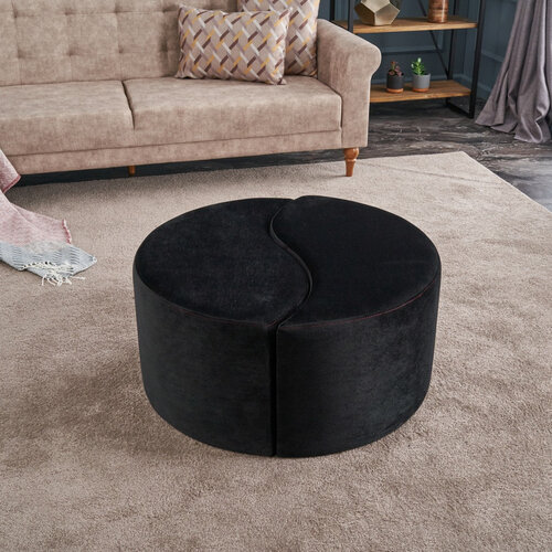 Taburet Alis Puf Black