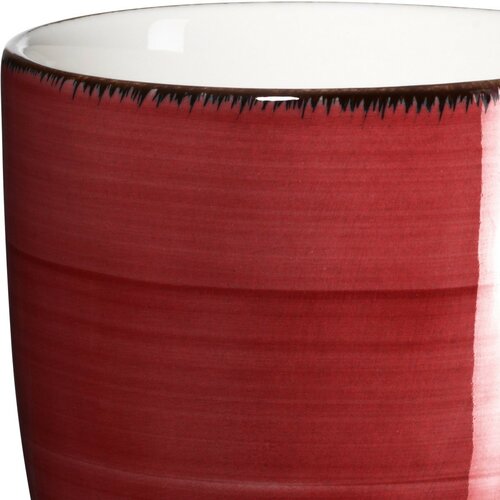 Mäser Set mit 6 Tassen Bel Tempo 380 ml, Rot