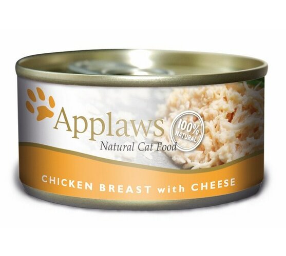 Sada 3 kusů Applaws konzervy pro kočky kuřecí prsa