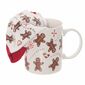 Orion Keramikbecher Lebkuchen, 0,35 l + Geschenk Damen-Socken