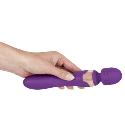 Javida Double Massager масажна головка і вібратор, фіолетовий