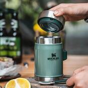 Stanley Legendary Classic posoda za hrano 400 ml,zelena barva Hammertone