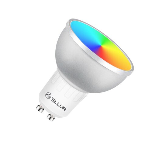 Bec Tellur WiFi Smart LED GU10, 5 W, albă caldă