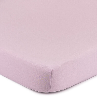 Cearşaf 4Home Jersey, cu elastan, violet, 160 x 200 cm