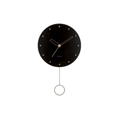 Karlsson 5893BK dizajnové nástenné hodiny, 50 cm
