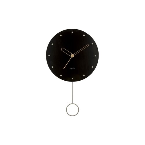 Karlsson 5893BK designové nástěnné hodiny, 50 cm