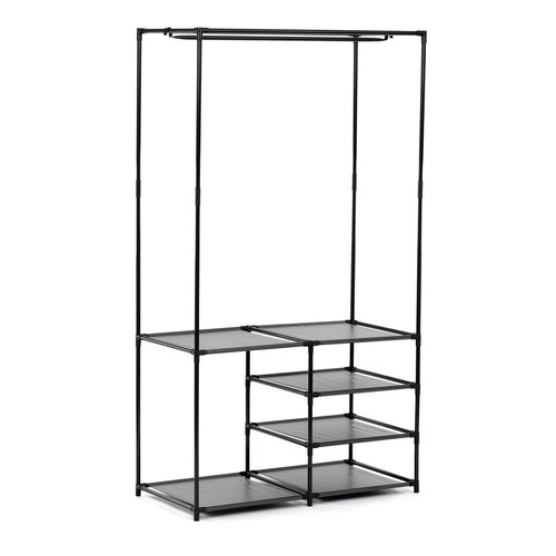 Suport pentru haine GD-172 BK, metal, negru