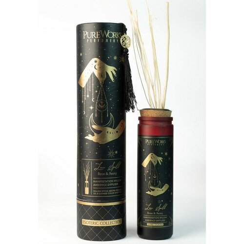 Organikus diffúzor Rose &amp; Peony 100 ml,fűzfavesszővel