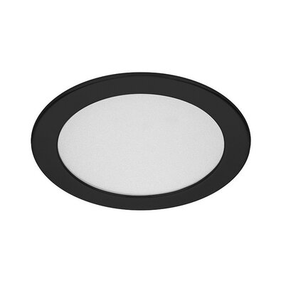 Panlux Podhľadové LED svietidlo Downlight CCT Round čierna, IP44, 24 W