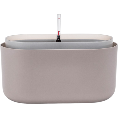 Plastia Samoplačniški sadilnik Tolita rjava, 31 x 16 cm
