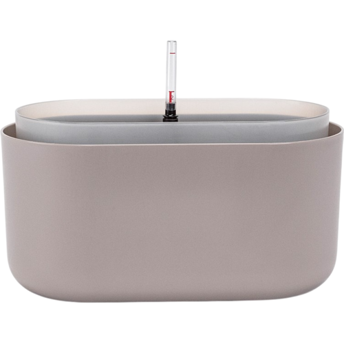 Plastia Selbstbewässernder Blumenkasten Tolita braun, 31 x 16 cm