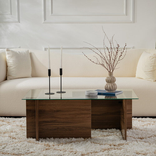 Couchtisch Vetrino Walnut