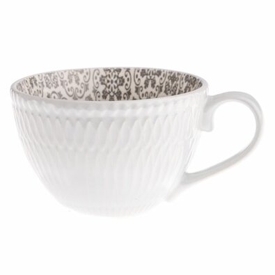 Keramiktasse 380 ml, Weiß