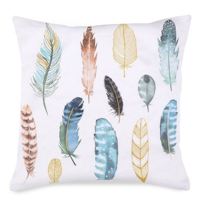 Poszewka na poduszkę Piórka, 40 x 40 cm