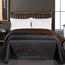 DecoKing Salice ágytakaró, fekete, 220 x 240 cm