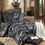 Bavlnené obliečky Bengal čierna, 140 x 200 cm, 70 x 90 cm