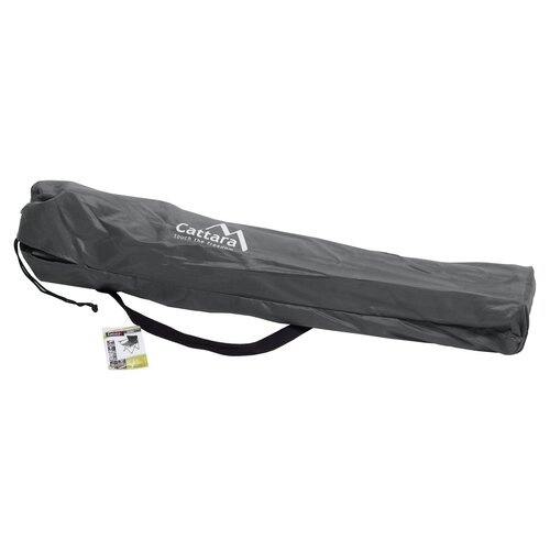 Cattara 13447 Składane krzesło kempingowe Bari, szary, 49 x 39 x 84 cm