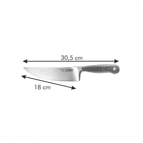 Tescoma Nóż kuchenny FEELWOOD, 18 cm