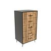Kommode Planet Anthracite and Oak