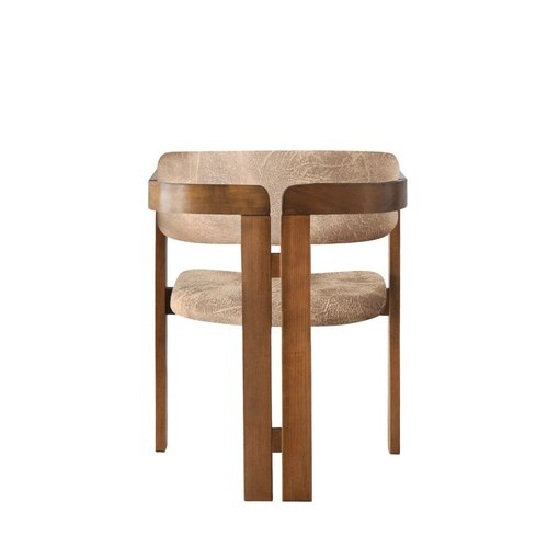 Jedálenská stolička CO Beige and Walnut