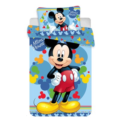 Dětské bavlněné povlečení do postýlky Mickey 02 baby, 100 x 135 cm, 40 x 60 cm
