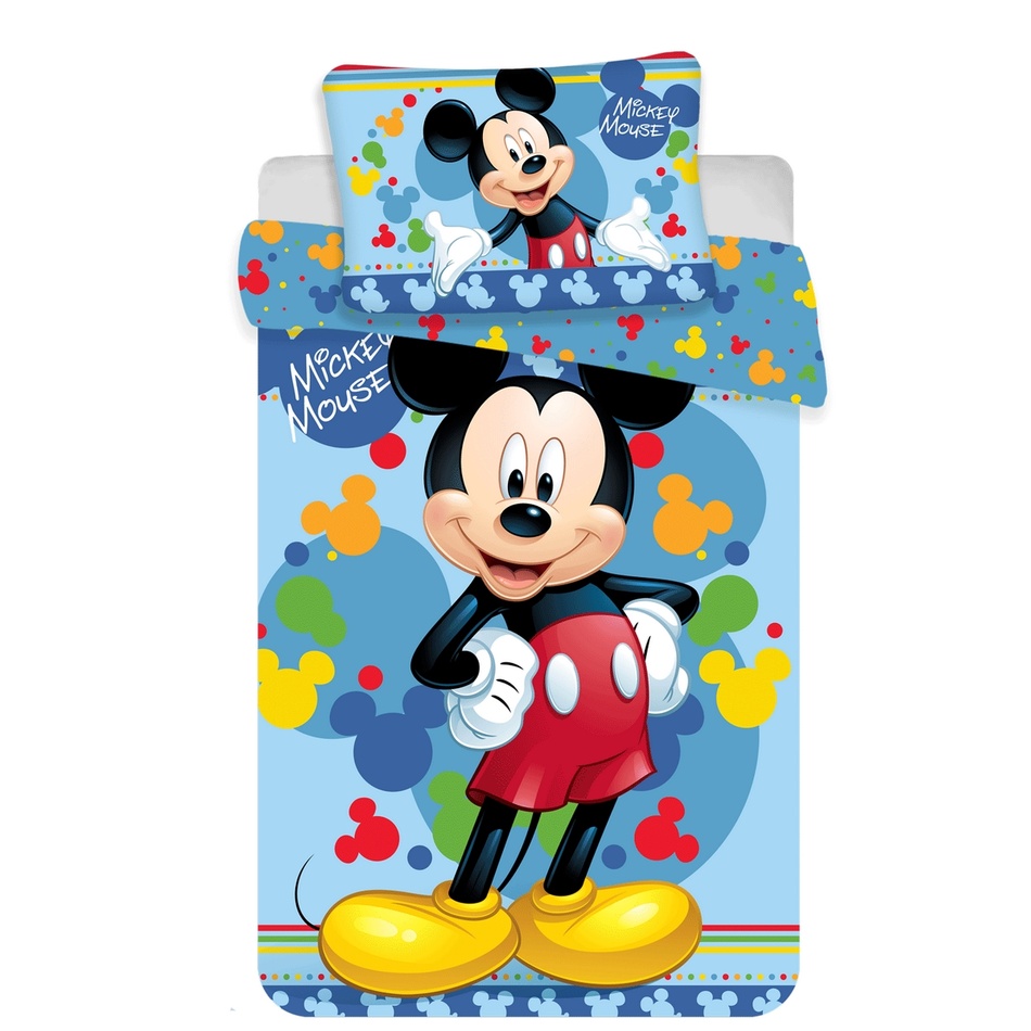 Obrázok Jerry Fabrics Detské bavlnené obliečky do postieľky Mickey 02 baby, 100 x 135 cm, 40 x 60 cm