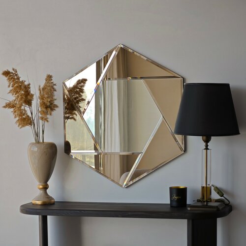 Spiegel Status Bronze 60 x 70 cm