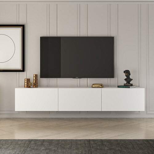 Masă TV West White