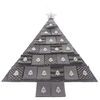 Tekstilni adventni koledar Gray tree, 68 x 68 cm