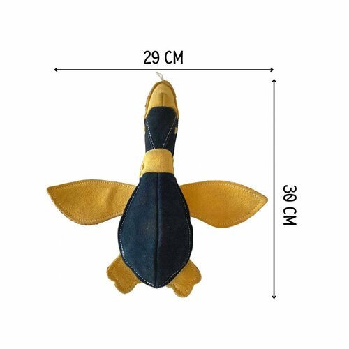 PafDog Doris igrača za pse iz usnja in jute, 30 cm