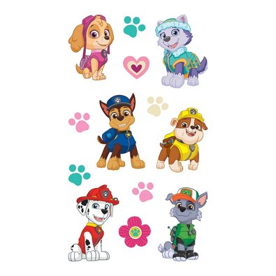 Naklejki 3D Paw Patrol, 8 x 14 cm