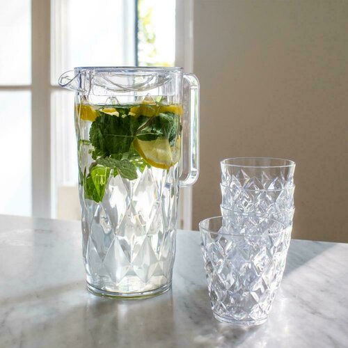 Koziol 2-delni set kozarcev CRYSTAL, zelen