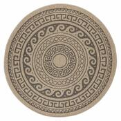 Preproga Comilla 0887 črna, premer 120 cm