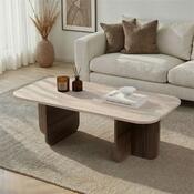 Konferenční stolek Kairo Travertine , Venezia Walnut