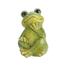 Dekorační žába Relax, zelená, 14 cm