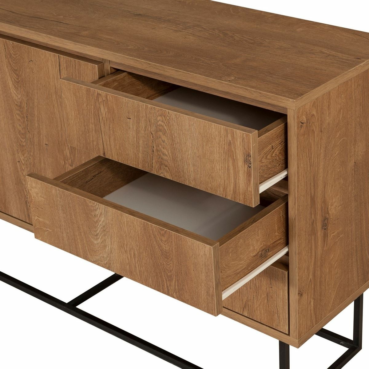 Skrinka Ruba Walnut and Black