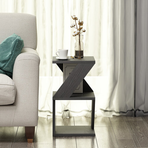 Приставний столик Albeni Black Wooden