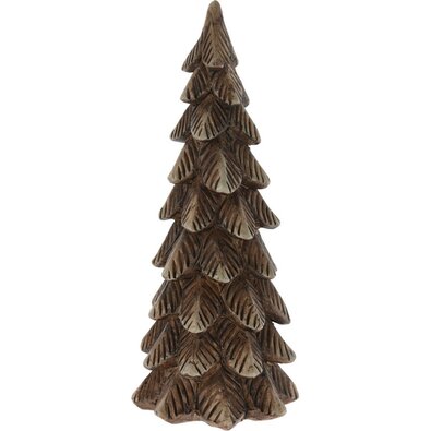 Ozdoba świąteczna choinka Evergreen brązowy, 9 x 22 cm