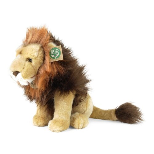 Rappa Plyšový lev sedící, 25 cm ECO-FRIENDLY