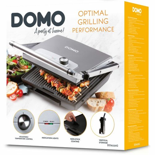 DOMO DO9225G robusztus kontakt grill